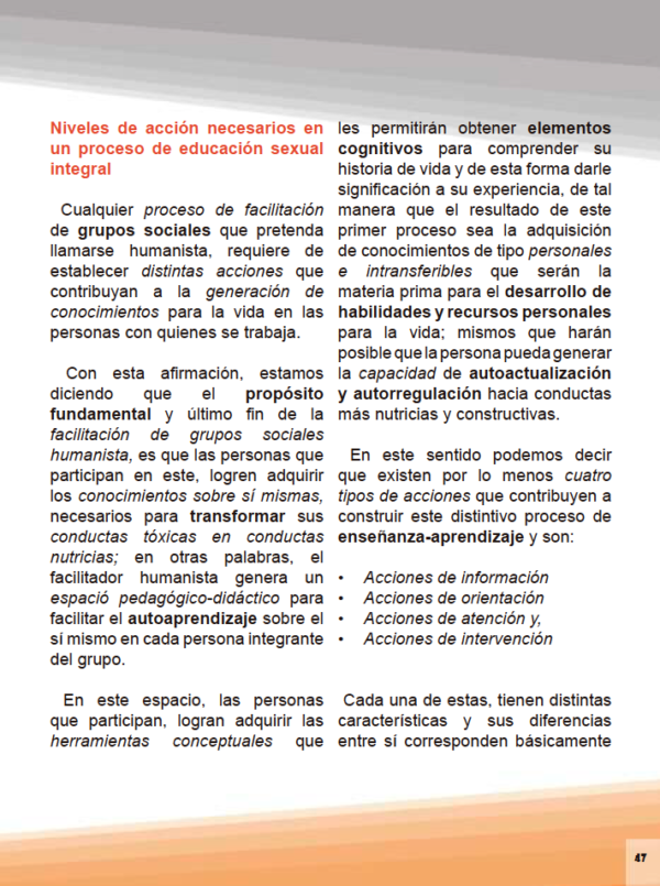 Manual: Hablando de Sexualidad desde un Enfoque Humanista - Imagen 9